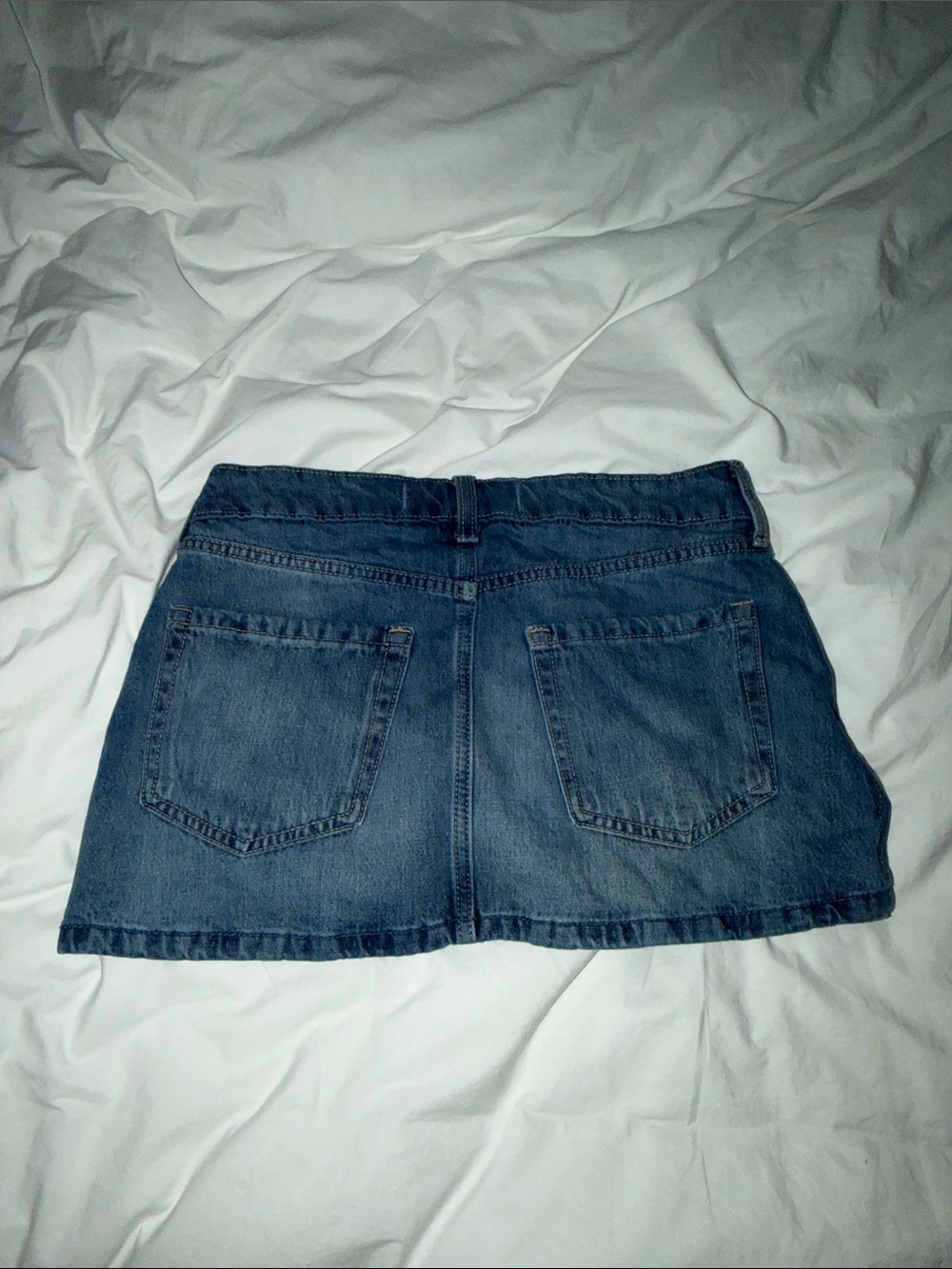 Hollister Medium Blue Denim Mini Skirt - Picture 3 of 3
